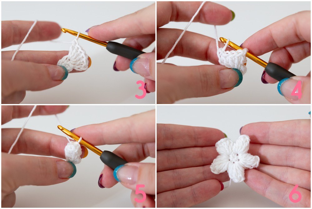 winter star garland step 3-6