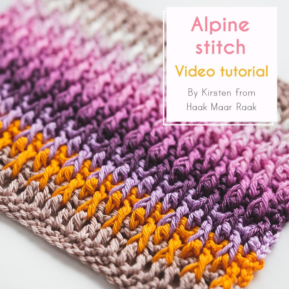 Alpine stitch tutorial