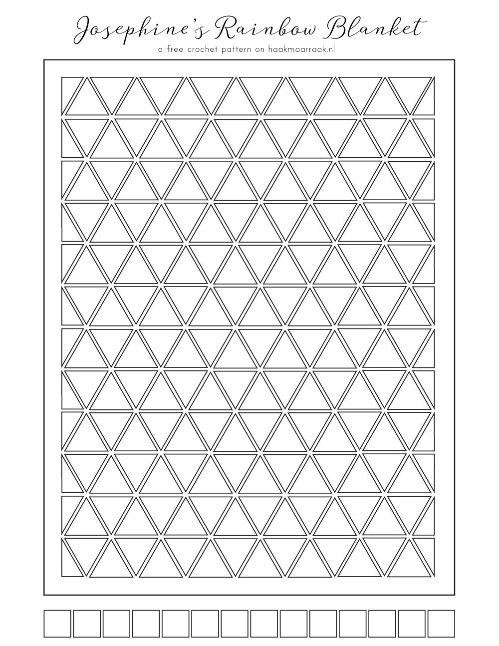Josephine blanket (empty template)