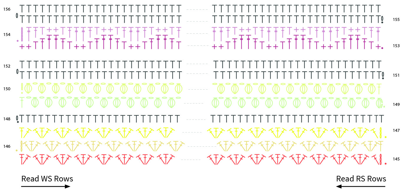 Crochet diagram week 9