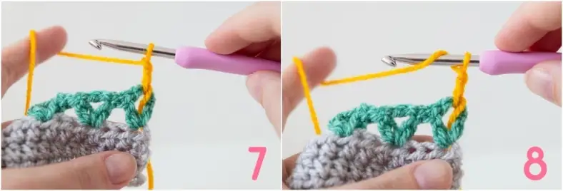 Tulip stitch photo tutorial photo 7-8