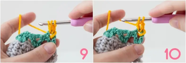 Tulip stitch photo tutorial photo 9-10