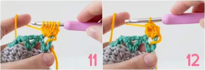 Tulip stitch photo tutorial photo 11-12
