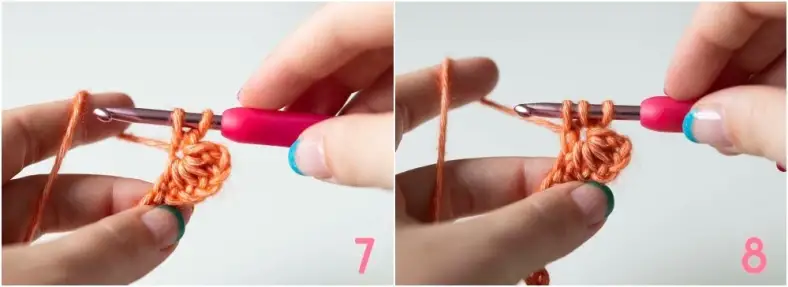 Star Stitch tutorial photo 7-8