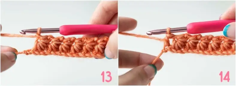 Star Stitch tutorial photo 13-14