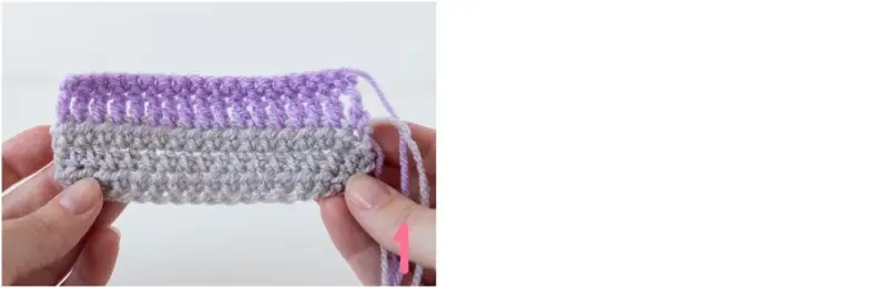 Alpine stitch crochet tutorial photo 1
