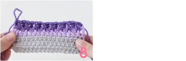 Alpine stitch crochet tutorial photo 8