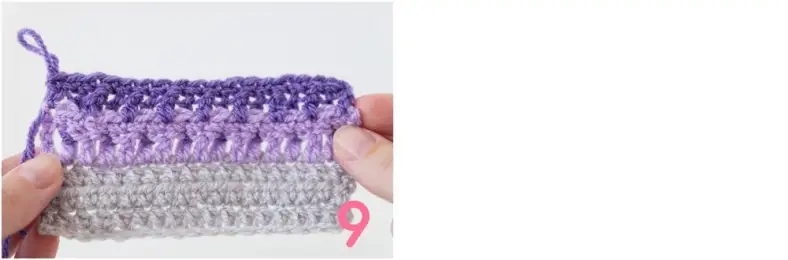 Alpine stitch crochet tutorial photo 9
