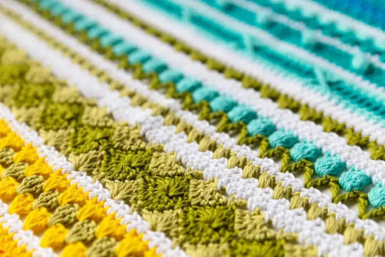 Baby sampler blanket 2 crochet pattern 19
