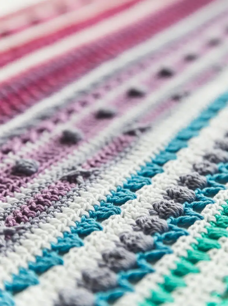 Baby sampler blanket 2 crochet pattern 6