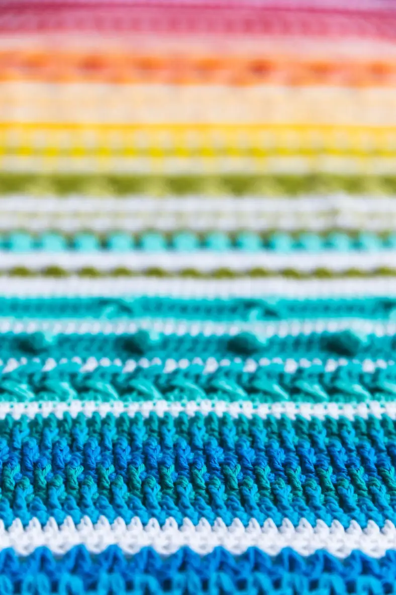 Baby sampler blanket 2 crochet pattern 15