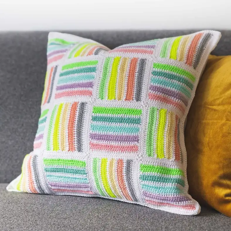 Luminous Loom Pillow