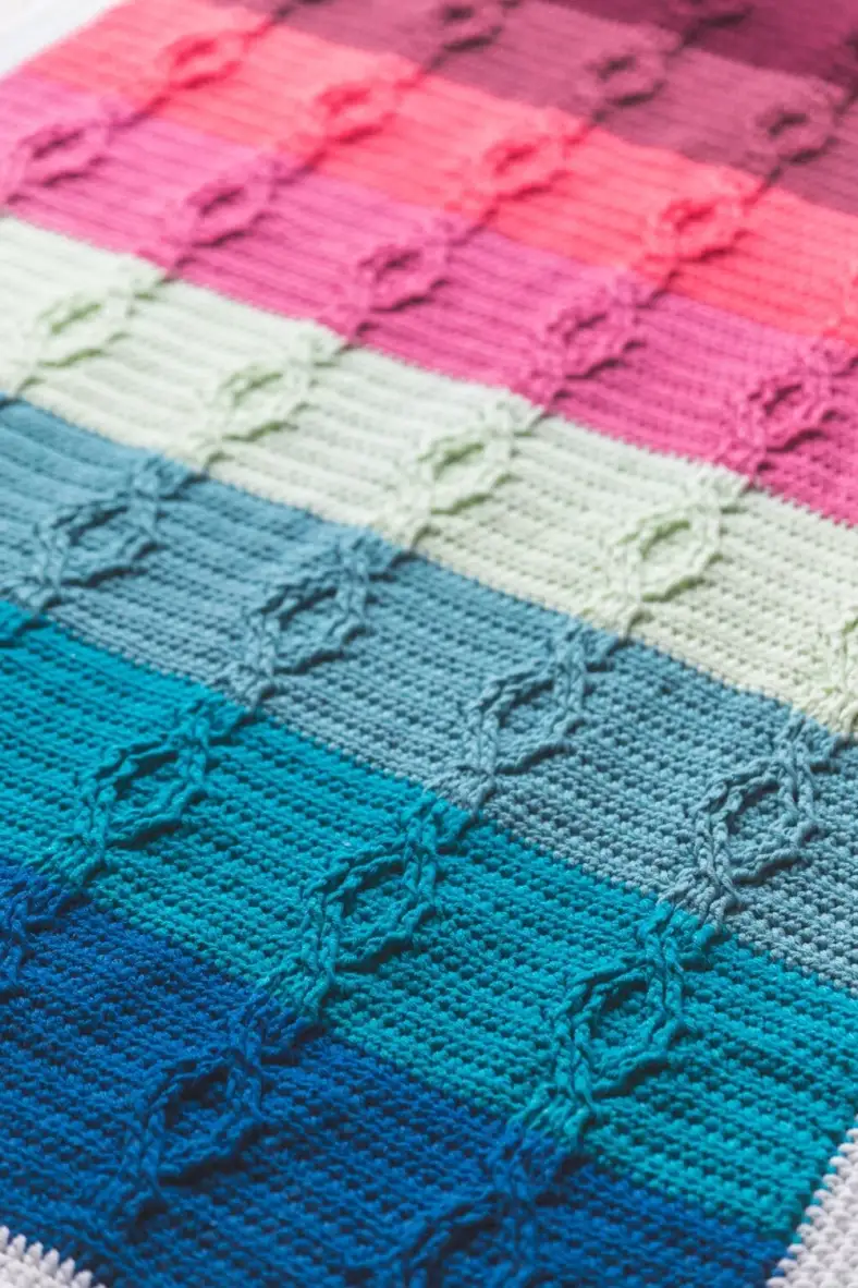 Winding Cables deken closeup