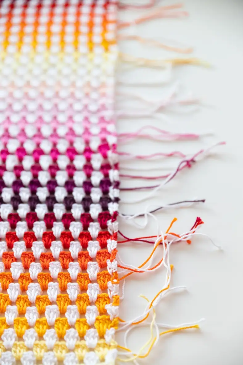 Granny Stripe blanket