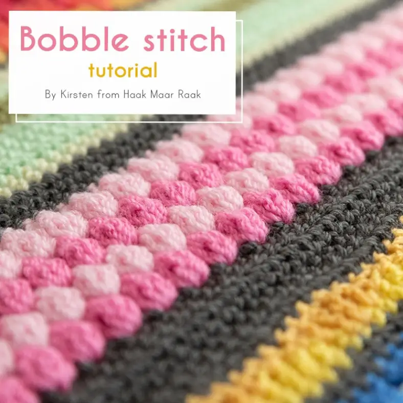 Bobbel stitch tutorial