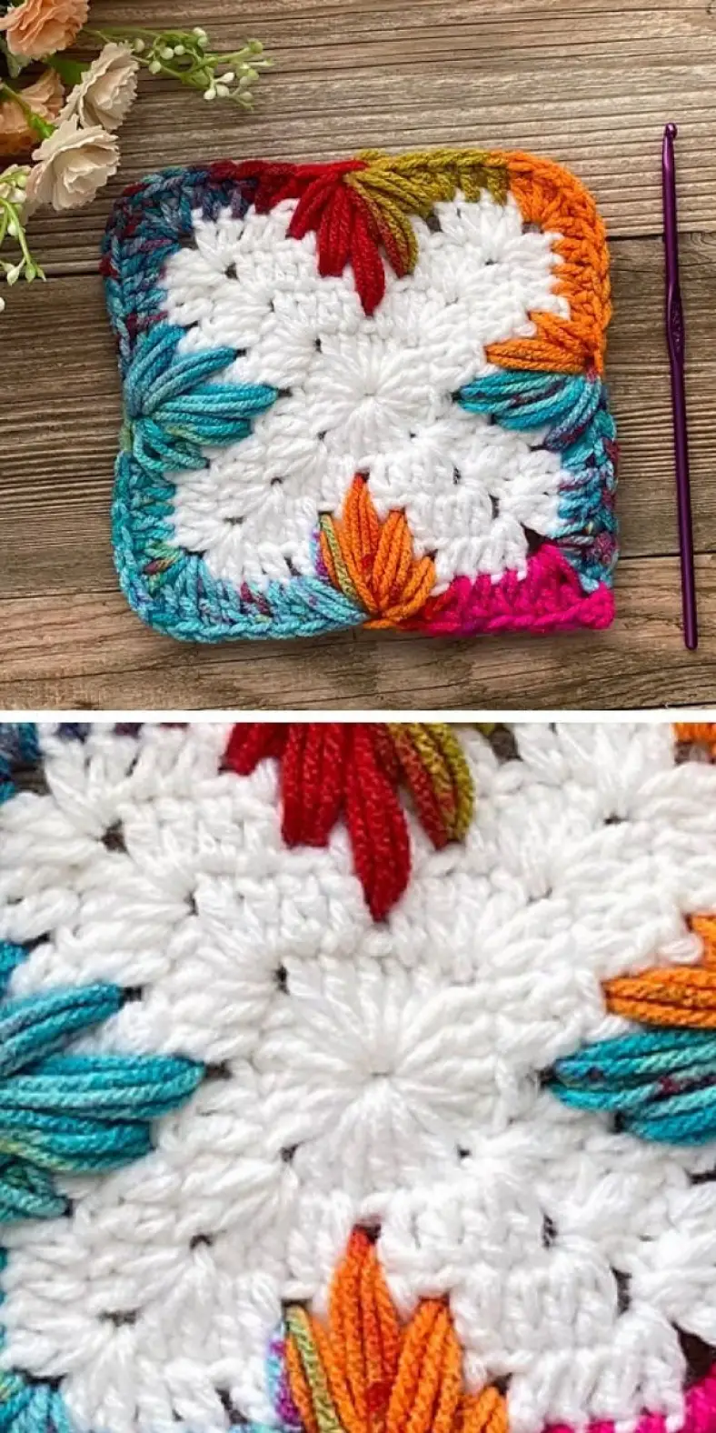 Leaf Granny Square