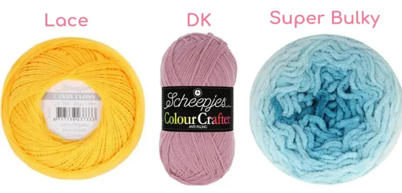 Yarn weights for Granny Squares