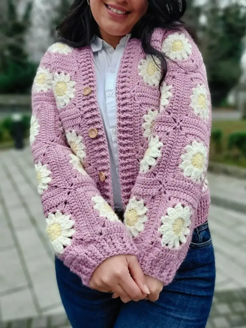 10 daisy dreams cardigan dublinbaycrochet