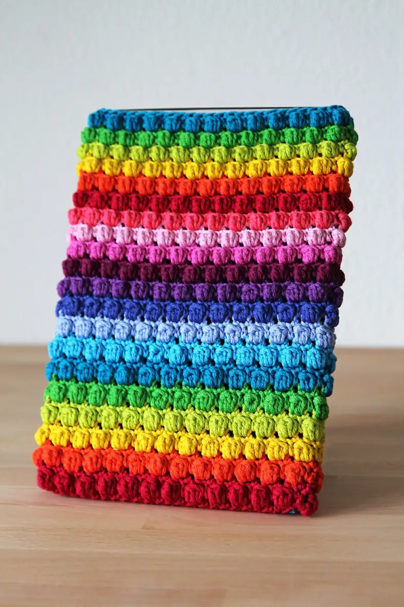 Rainbow tablet sleeve 1