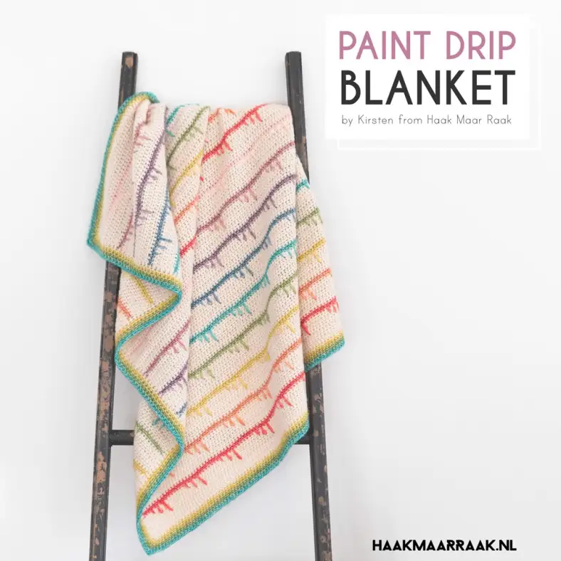 Paint Drip Blanket full blanket