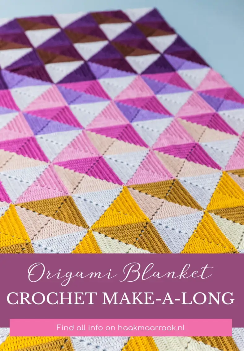 Origami Blanket crochet Make Along 2