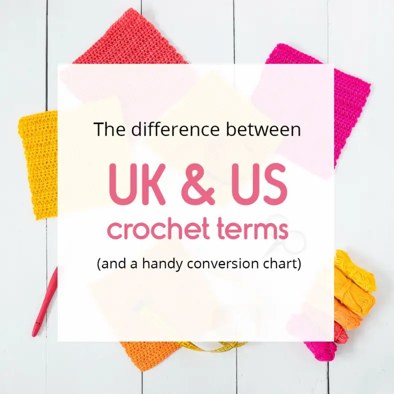 Difference between US and UK crochet terms