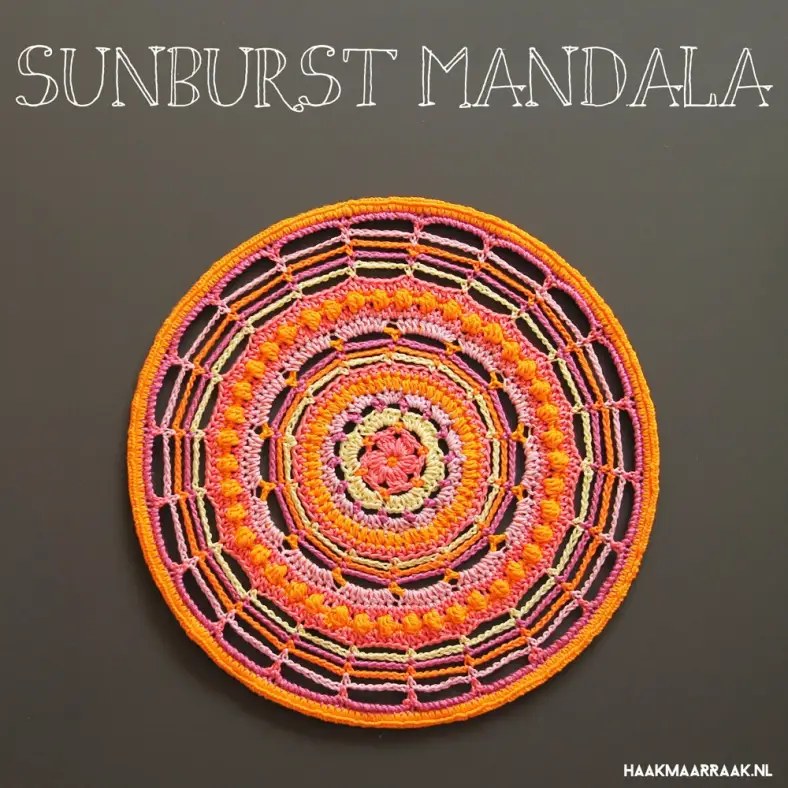 Sunburst mandala square
