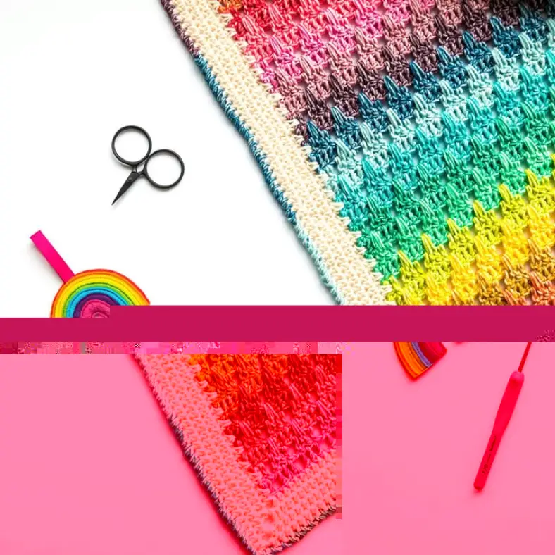 Little Larksfoot Rainbow Blanket