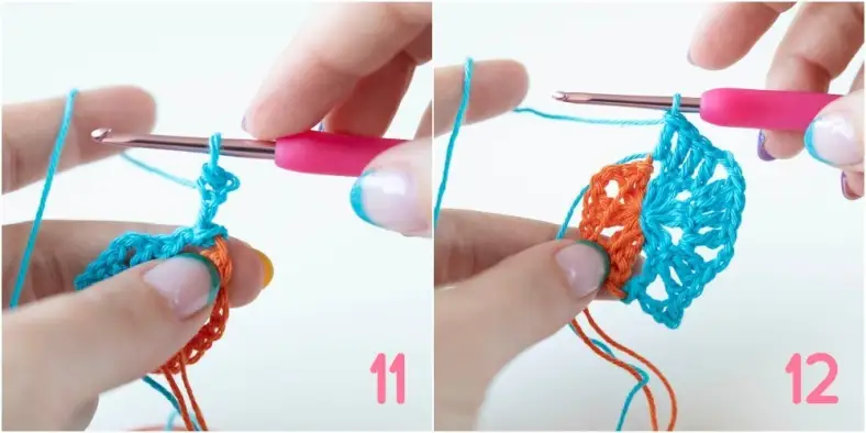 Colourful State of Mind Blanket Photo Tutorial 11-12