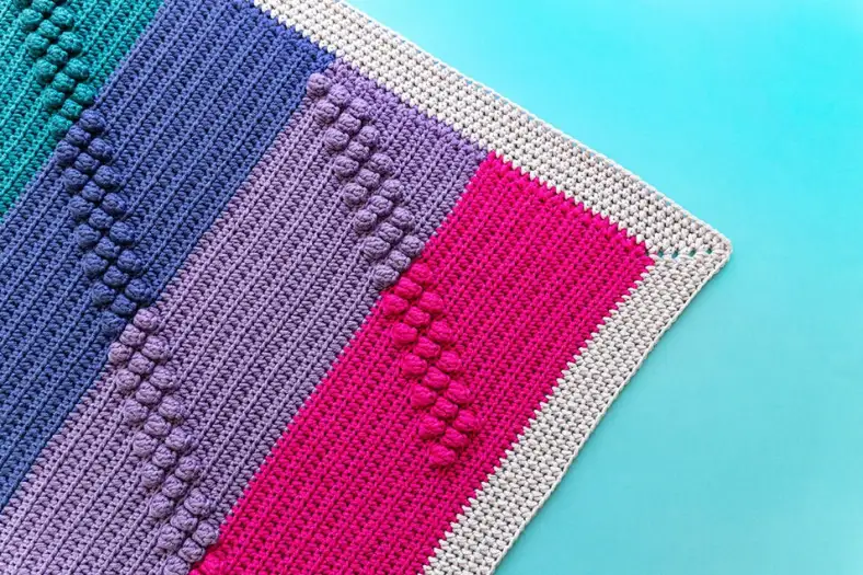 Straight border for Baby blanket
