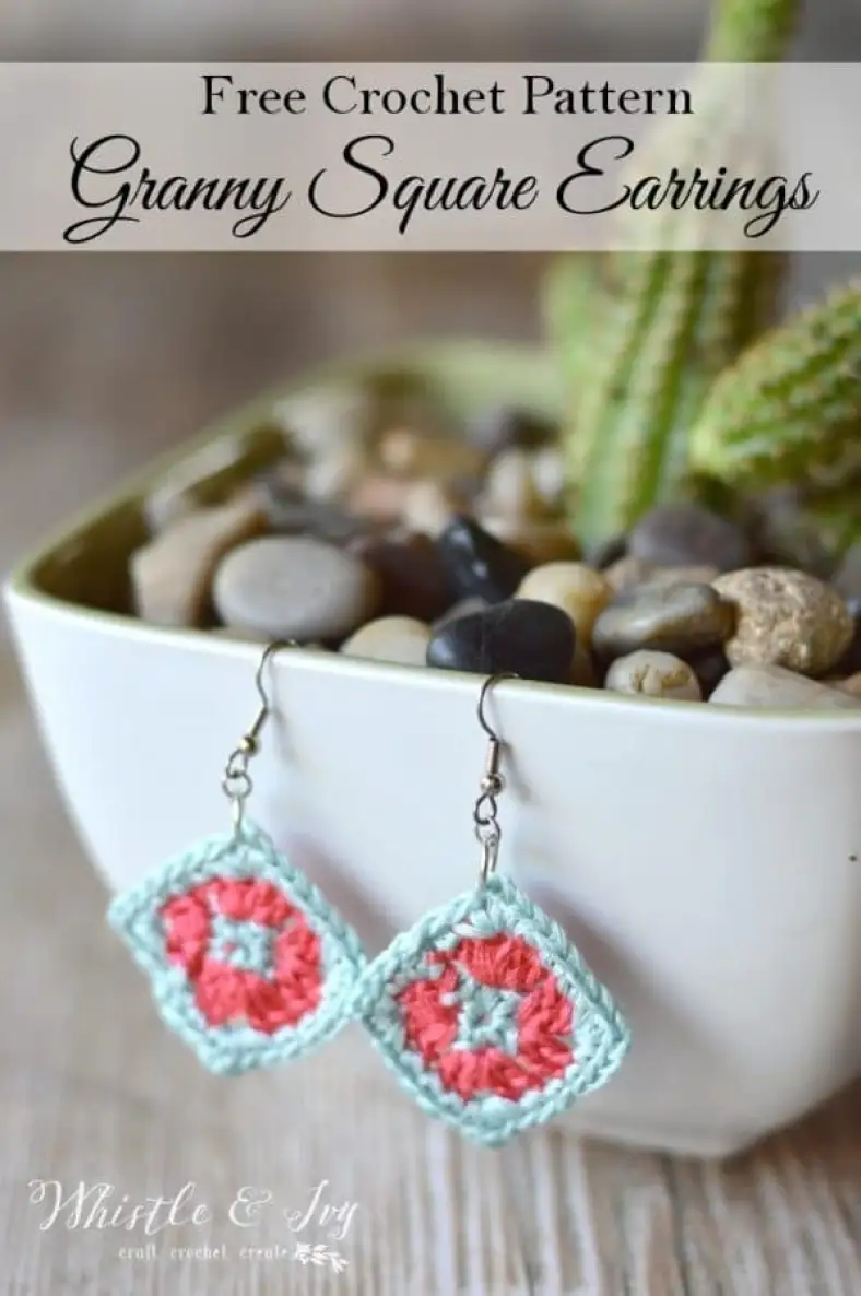 Crochetgrannysquareearrings PIN 598x900