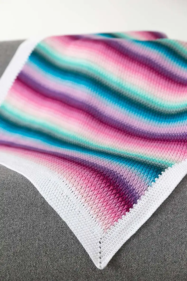 Alpine Stitch Blanket