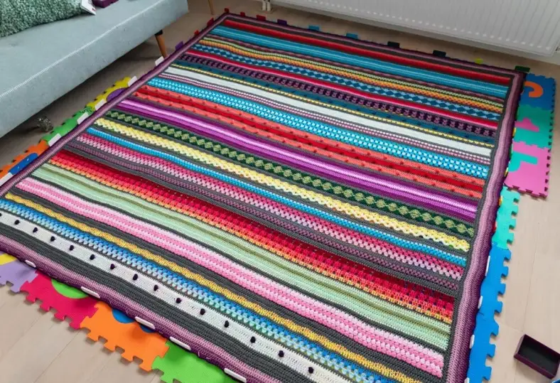 blocking large blankets