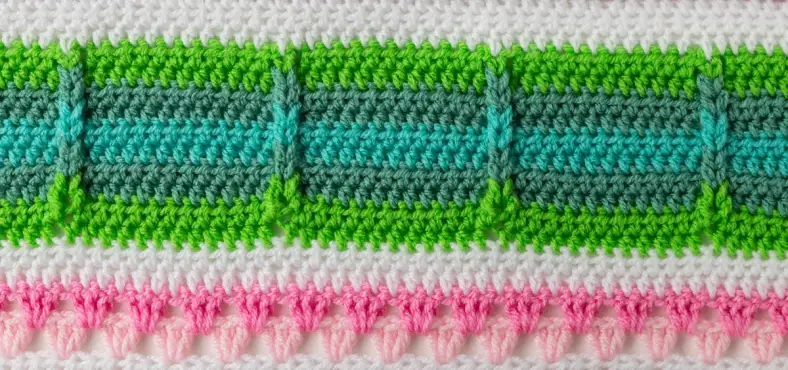 Deel 2 Regenboog Sampler deken 2