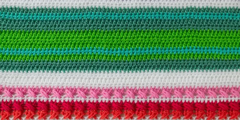 Part 4 Rainbow Sampler blanket 2