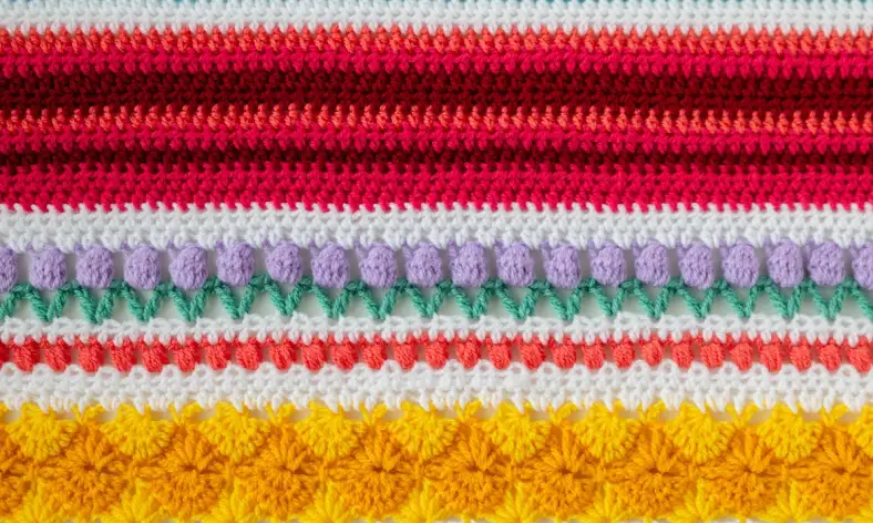 Part 7 Rainbow Sampler Blanket 2