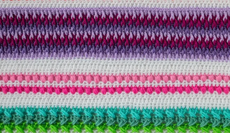 Part 9 Rainbow Sampler Blanket 2