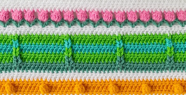 Deel 11 Regenboog Sampler Deken 2