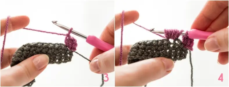 Puff stitch photo tutorial photo 3-4