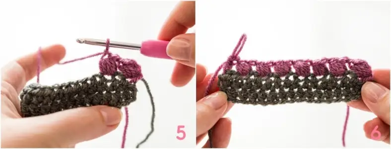 Puff stitch photo tutorial photo 5-6