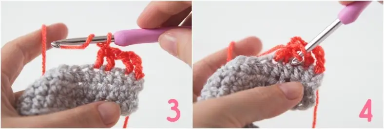 Wrapped Stitch Photo Tutorial Photo 3-4