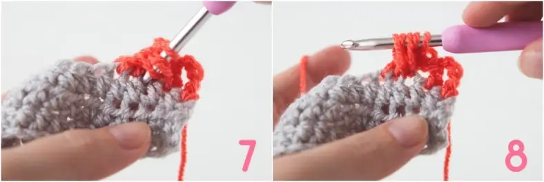 Wrapped Stitch Photo Tutorial Photo 7-8