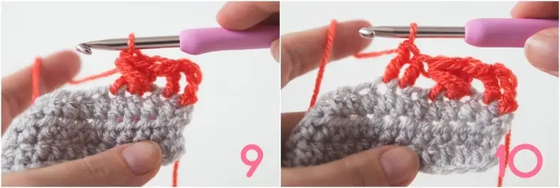 Wrapped Stitch Photo Tutorial Photo 9-10