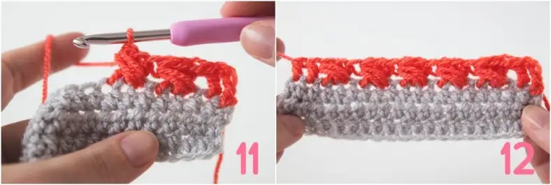 Wrapped Stitch Photo Tutorial Photo 11-12