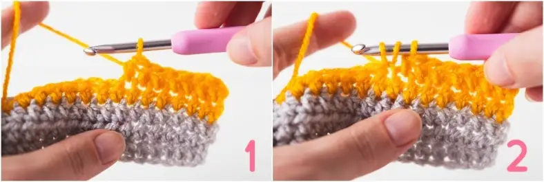 Popcorn colour change photo tutorial 1-2
