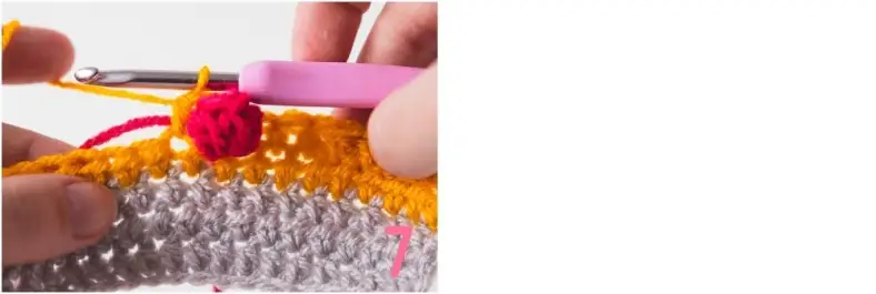 Popcorn colour change photo tutorial 7