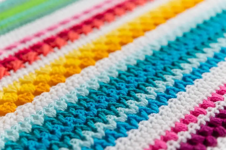 Close up Rainbow sampler 2