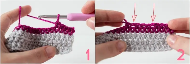 X stitch tutorial photo 1-2