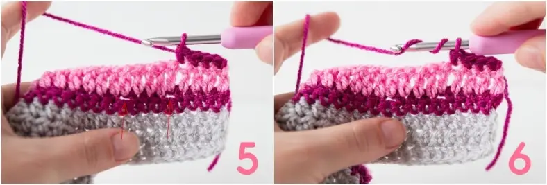 X stitch tutorial photo 5-6