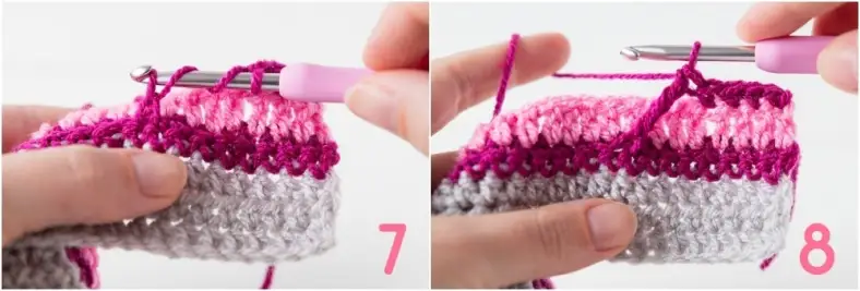 X stitch tutorial photo 7-8